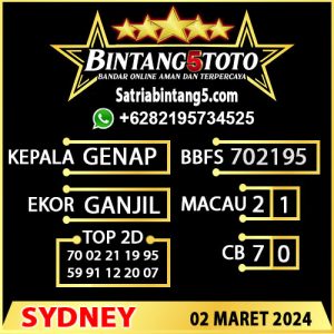 Rumus Bintang5 Sydney