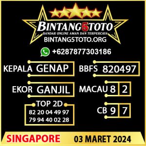 Prediksi Bintang5 Singapore