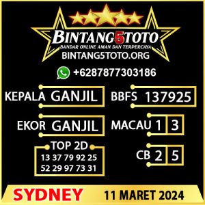 Rumus Bintang5 Sydney